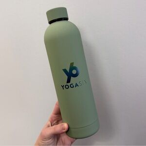 YogaSix Y6 Stainless Steel Matte Green Water Bottle